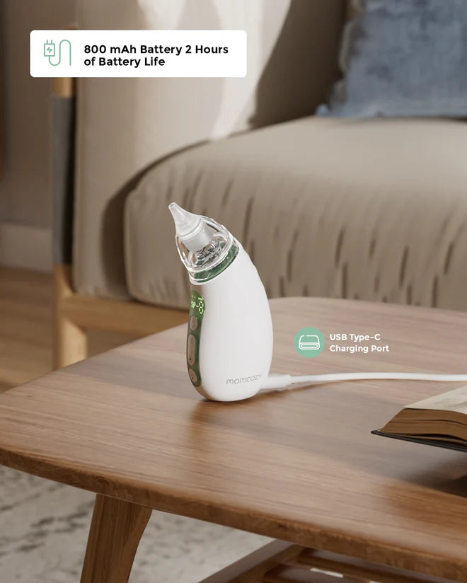 Momcozy Baby Nasal Aspirator - Long Battery Life