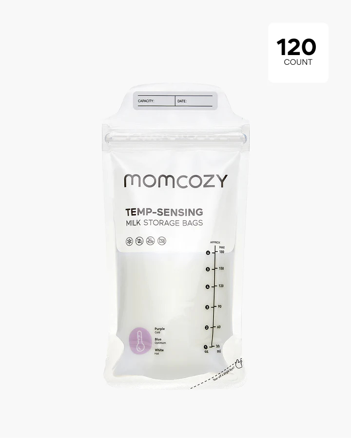 Momcozy Temperature Sensing Breastmilk Storage Bags (Zero Leak)