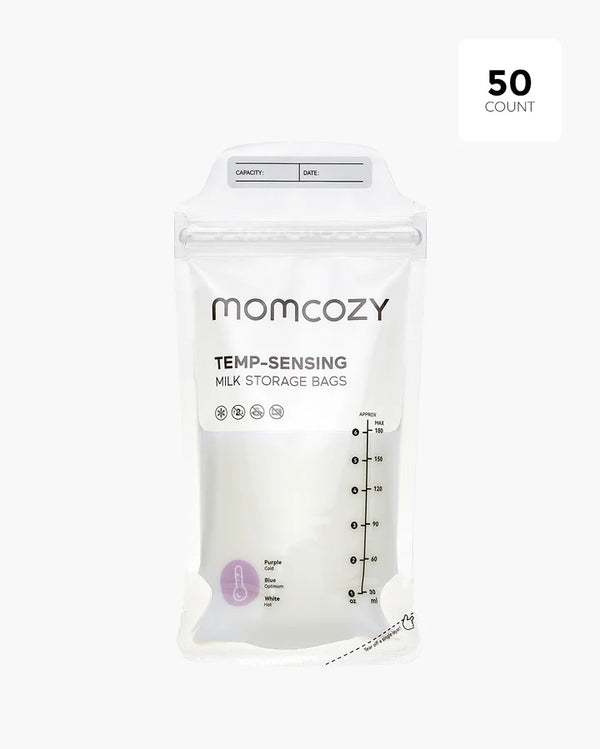 Momcozy Temperature Sensing Breastmilk Storage Bags (Zero Leak)