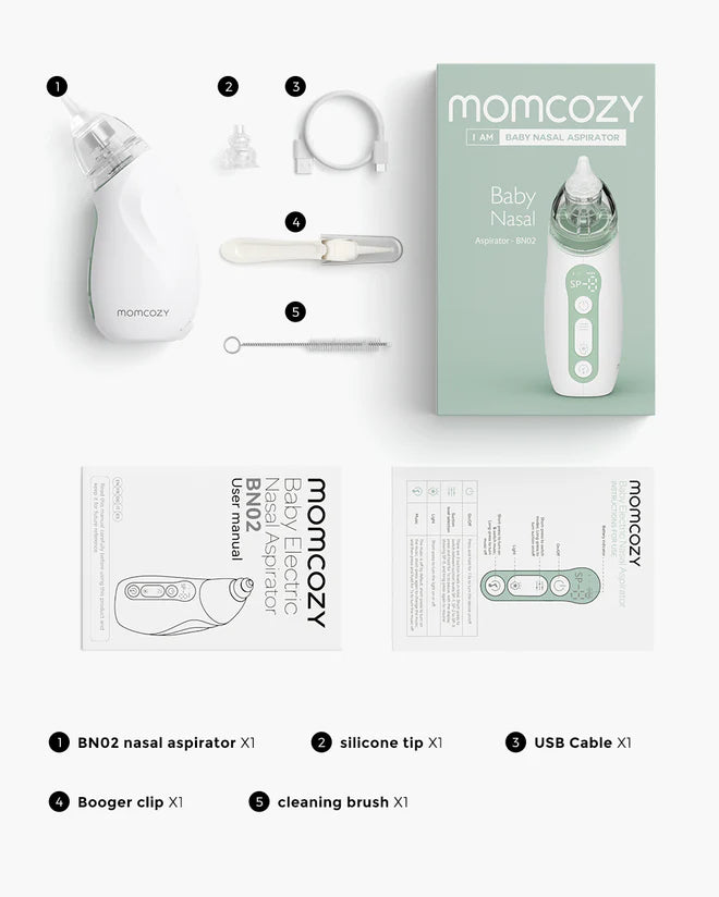 Momcozy Baby Nasal Aspirator - Long Battery Life