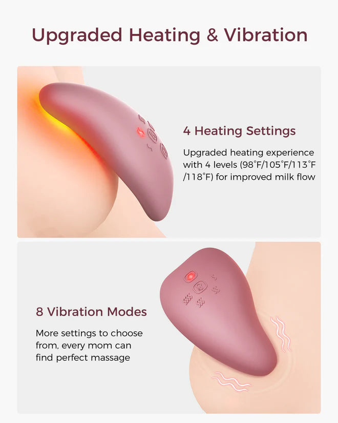 Momcozy Warming A1 Pro Lactation Massager (4 Rapid Heating Levels)