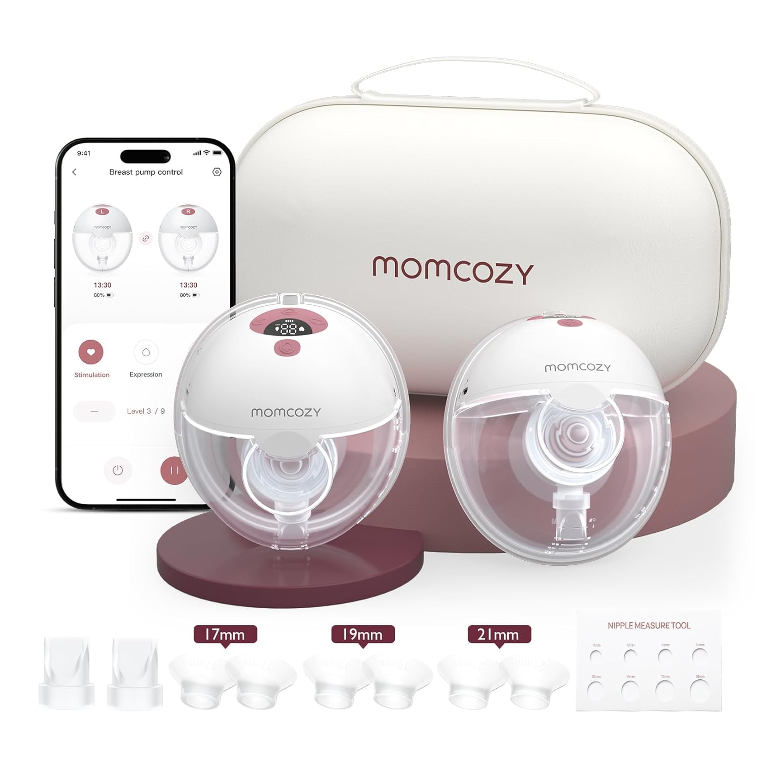Momcozy M5 All-in-one Wearable Breast Pump | Painlessly Pump
