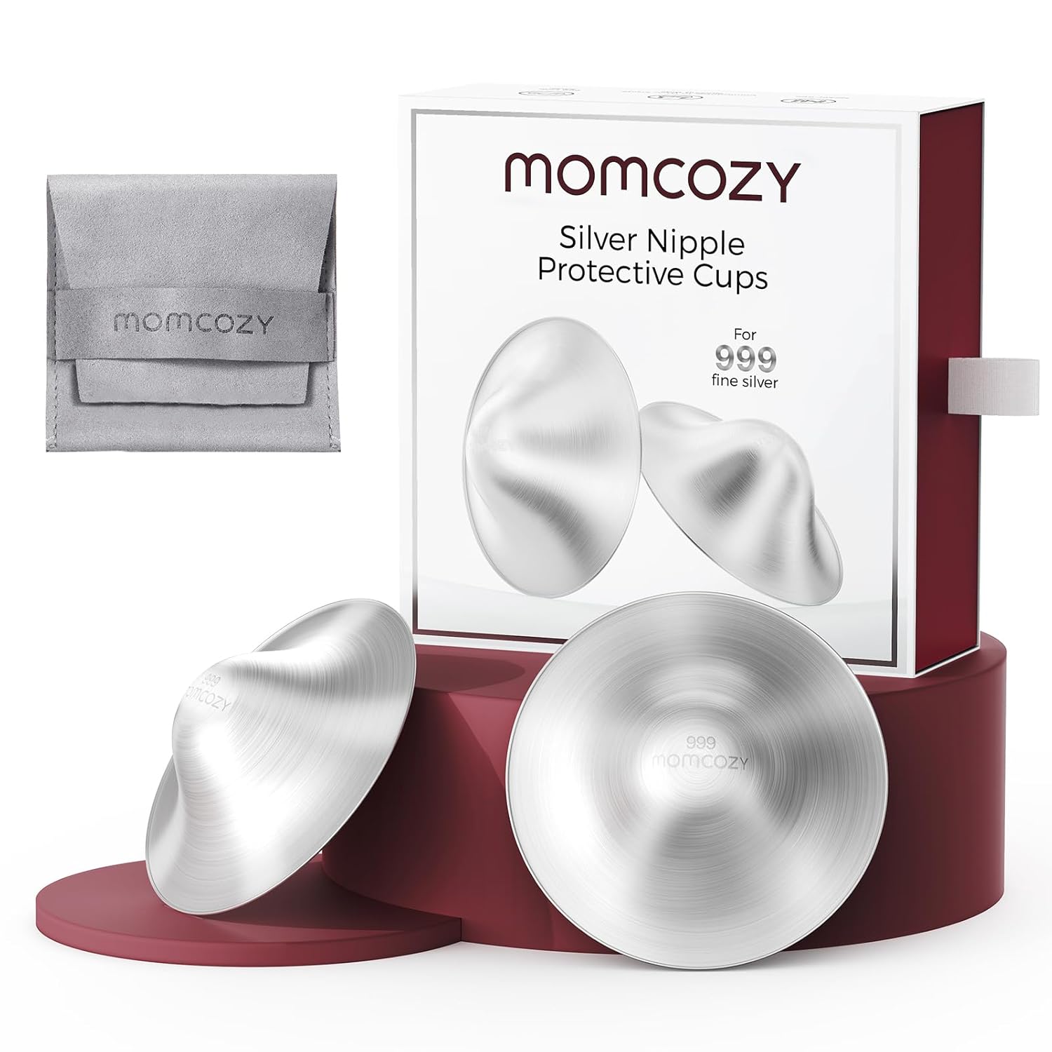 Momcozy Original 999 Silver Nipple Shields (2pcs)