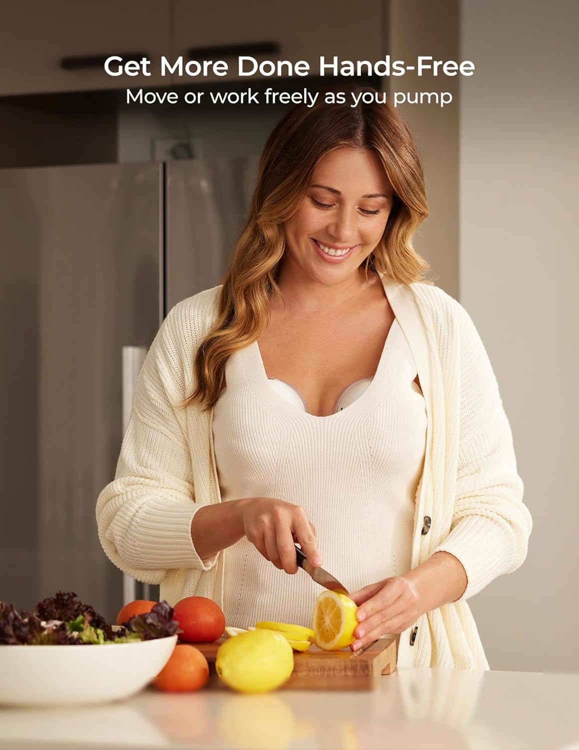 Momcozy M5 All-in-one Wearable Breast Pump | Painlessly Pump
