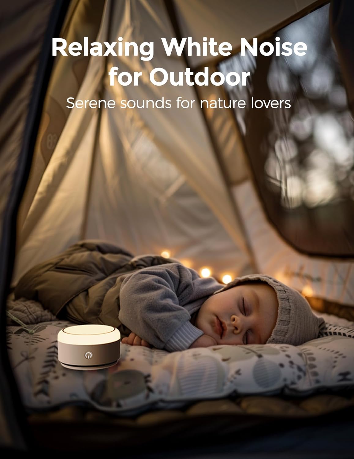 Momcozy Portable Baby Sound Machine - Long Battery Life