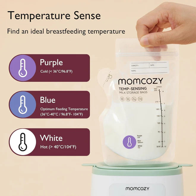 Momcozy Spout Breastmilk Storage Bags (Zero Contamination Design)