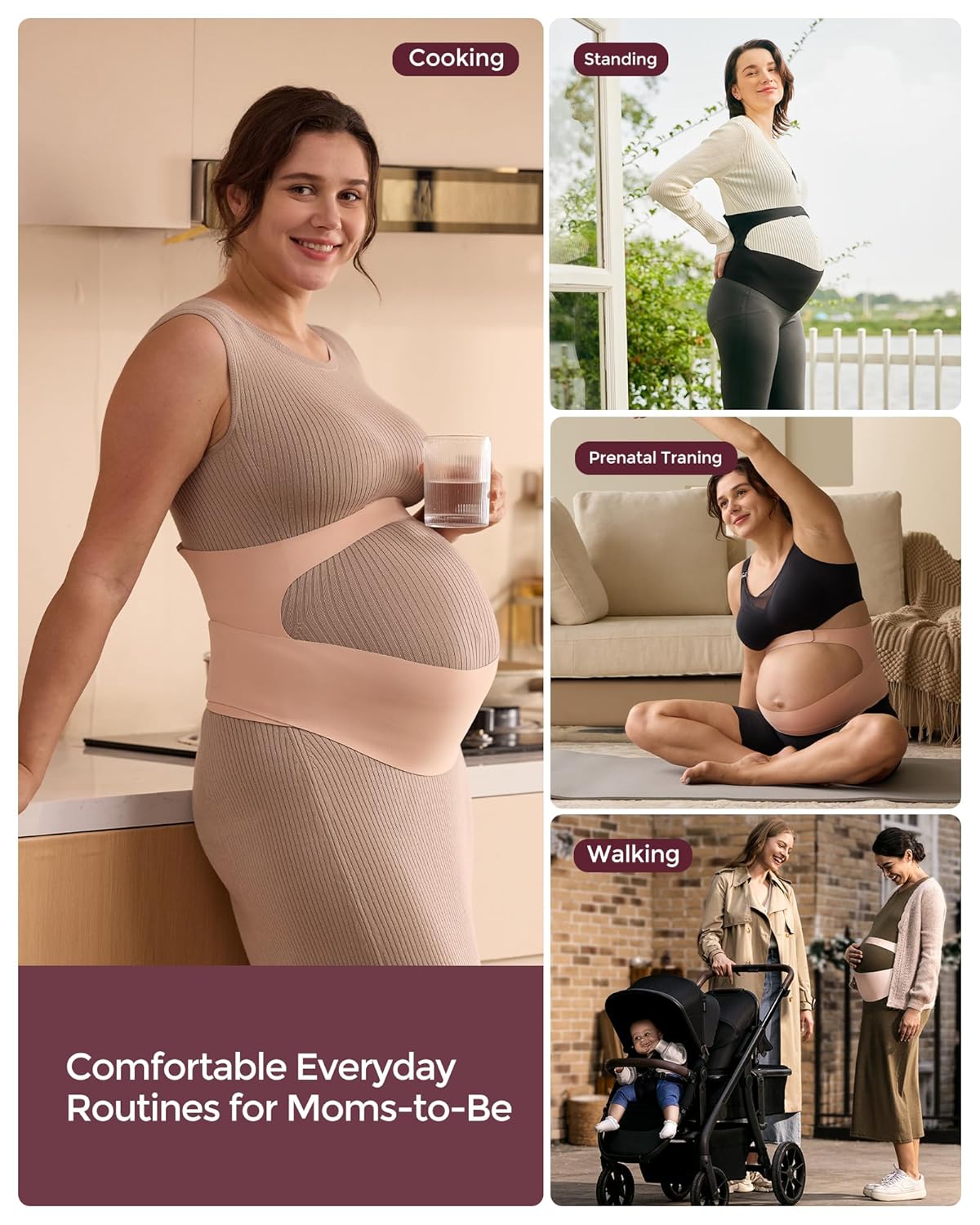 Momcozy Ergonest Maternity Belly Band (3D Support)