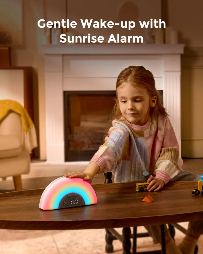Momcozy DreamSync™ Smart Baby Sound Machine - Rainbow Light & App Control