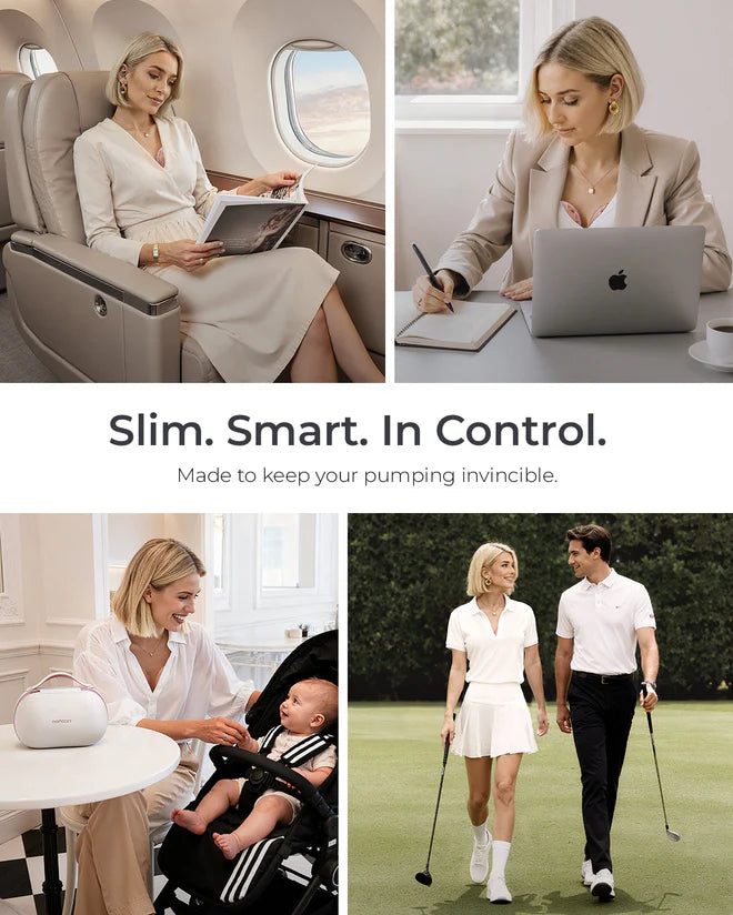 Momcozy Air 1 Ultra-Slim Hands | Free Wearable Pump with Wireless Charging Case