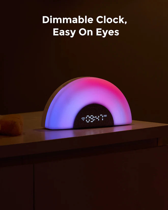 Momcozy DreamSync™ Smart Baby Sound Machine - Rainbow Light & App Control