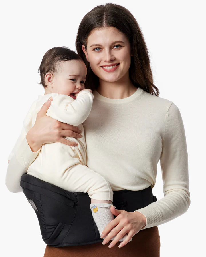 Momcozy Hip Seat Baby Carrier (Medium) - Hands Free Comfort