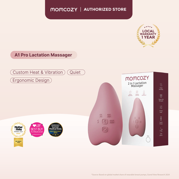 Momcozy Warming A1 Pro Lactation Massager (4 Rapid Heating Levels)