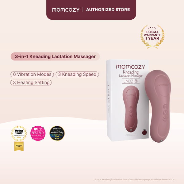 Momcozy 3-in-1 Kneading Lactation Massager