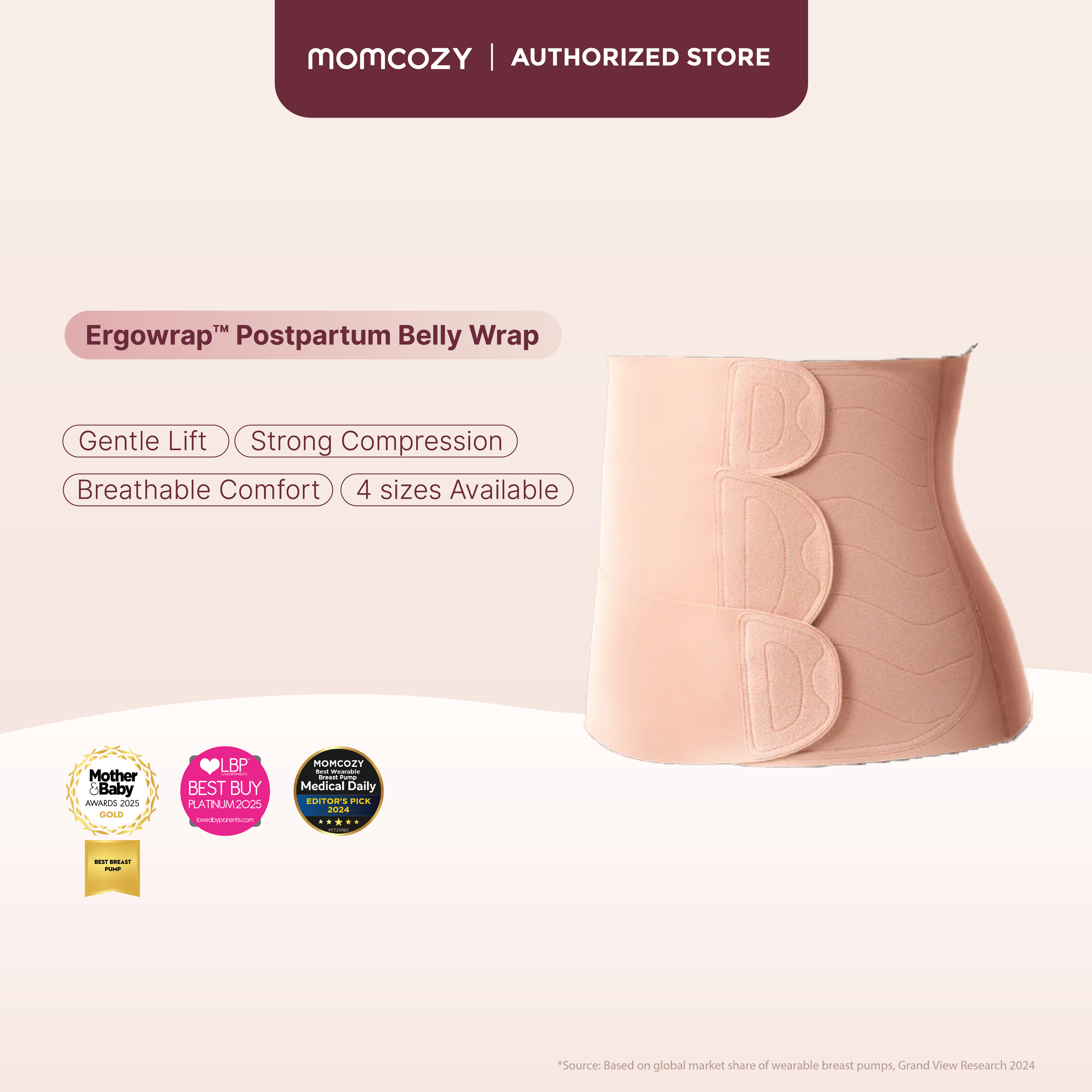 Momcozy Ergowrap™ Postpartum Belly Wrap (ACA Endorsed)