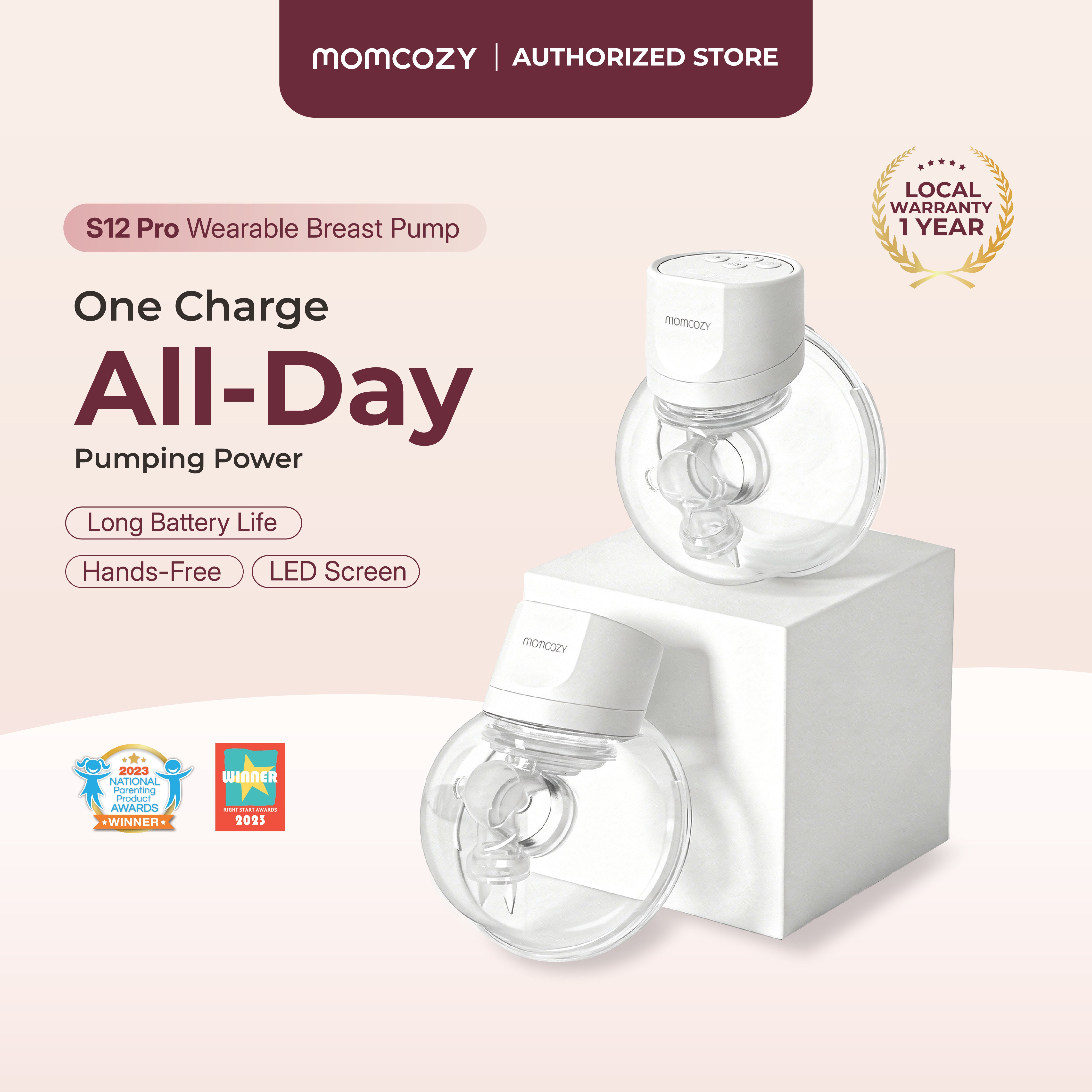 Momcozy S12 Pro Wearable Hands | Free Breast Pump | High Efficiency