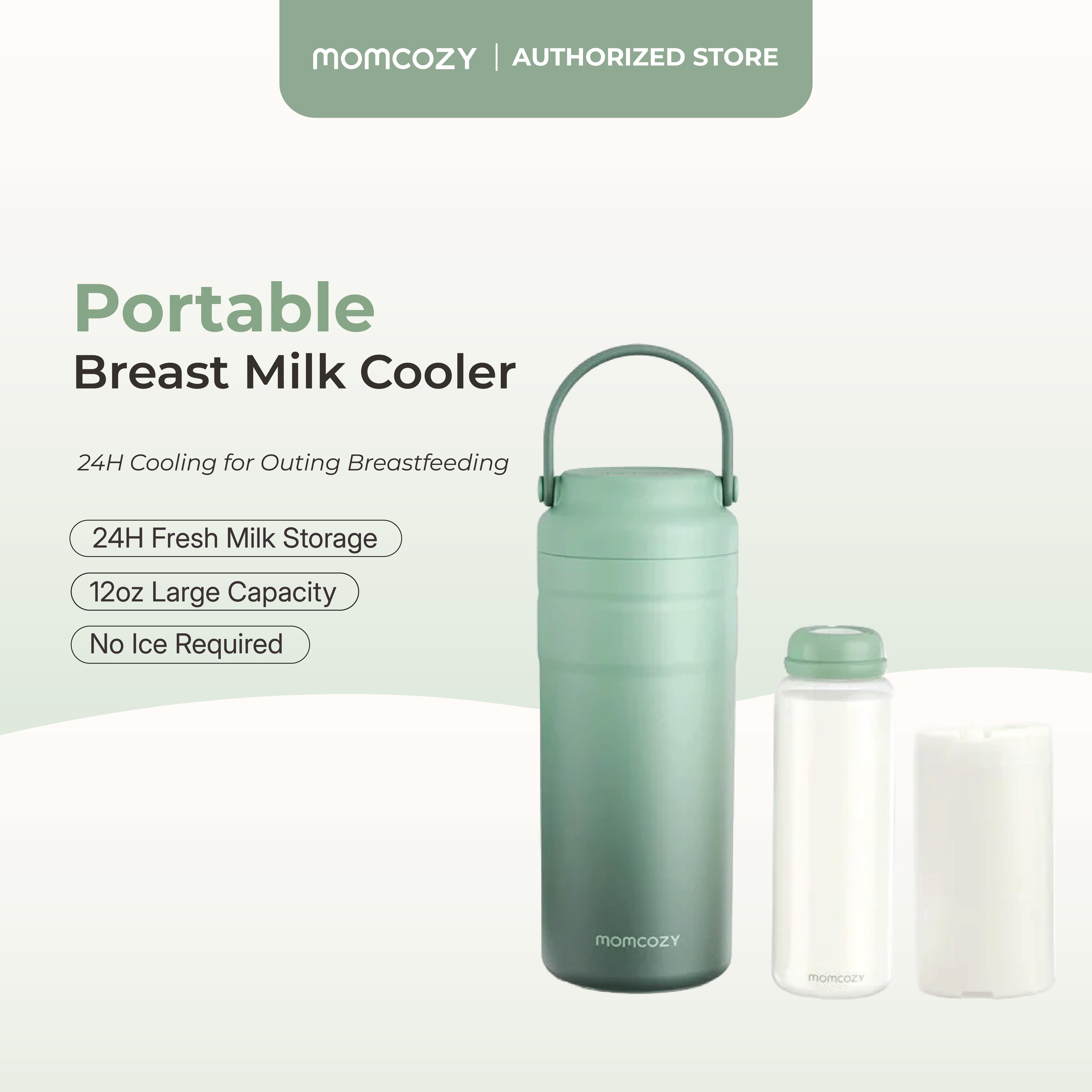 Momcozy Portable Breast Milk Cooler for Outdoor, 12oz