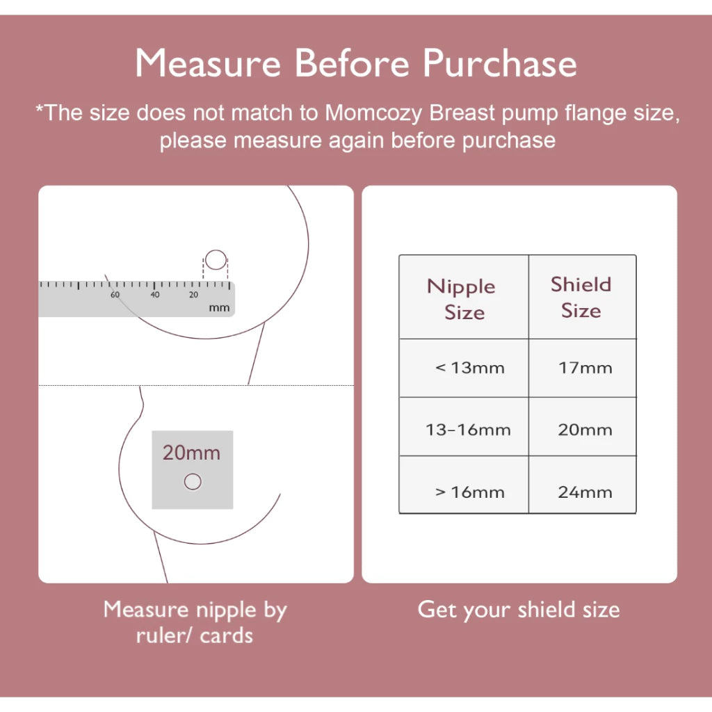 Momcozy Contact Nipple Shields with Travel Case (BPA Free)